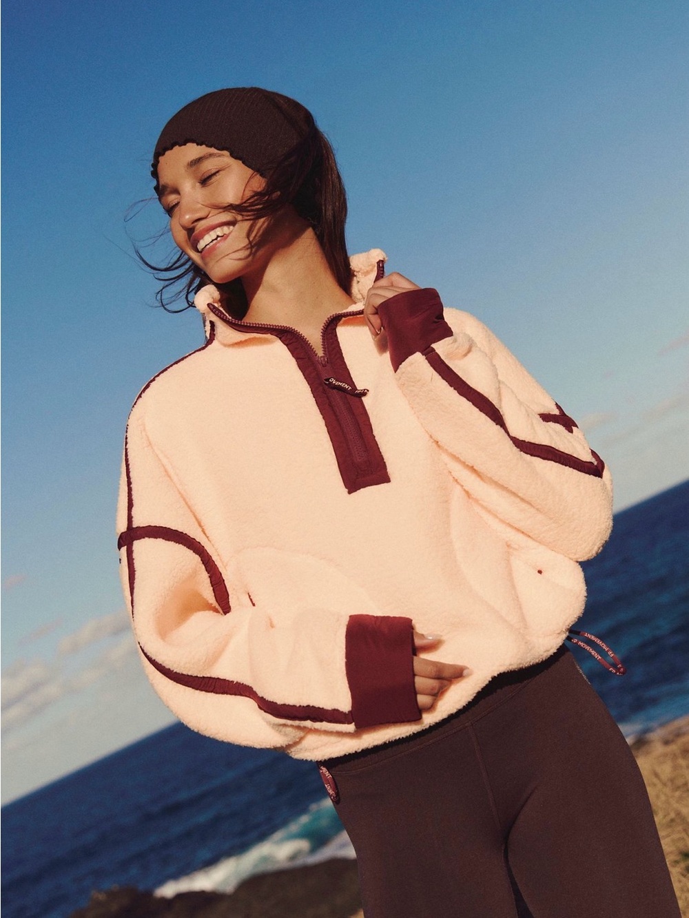 Free People Movement Mountain Fleece 1/2 Zip